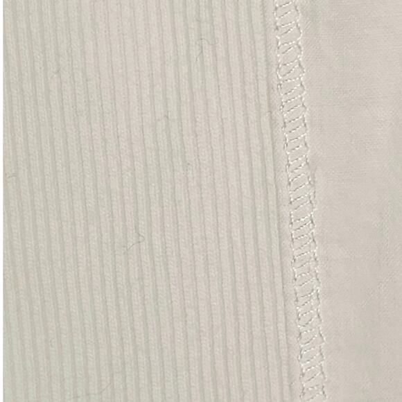 Soft Surroundings NWT White Rissani Western Ribbed Button Up Boho Top - Picture 5 of 7